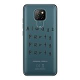 Senada General Mobile Gm 20 Uyumlu İle Uyumlu Kılıf 0.4Mm Lazer Kesim Silikon Kapak Party