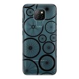Senada General Mobile Gm 20 Uyumlu İle Uyumlu Kılıf 0.4Mm Lazer Kesim Silikon Kapak Pedal Bisiklet
