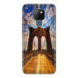 Senada General Mobile Gm 20 Uyumlu İle Uyumlu Kılıf 0.4Mm Lazer Kesim Silikon Kapak Walking Bridge