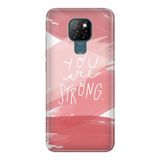Senada General Mobile Gm 20 Uyumlu İle Uyumlu Kılıf 0.4Mm Lazer Kesim Silikon Kapak You Are Strong