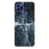 Senada General Mobile Gm 21 İle Uyumlu Kılıf 0.4Mm Lazer Kesim Silikon Kapak Bells Mermer