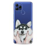 Senada General Mobile Gm 21 İle Uyumlu Kılıf 0.4Mm Lazer Kesim Silikon Kapak Dostum Hasky
