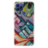 Senada General Mobile Gm 21 İle Uyumlu Kılıf 0.4Mm Lazer Kesim Silikon Kapak Grafitti Duvarı