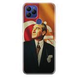 Senada General Mobile Gm 21 İle Uyumlu Kılıf 0.4Mm Lazer Kesim Silikon Kapak Gs Mustafa Kemal