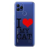 Senada General Mobile Gm 21 İle Uyumlu Kılıf 0.4Mm Lazer Kesim Silikon Kapak Ilovecat