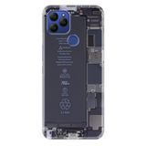 Senada General Mobile Gm 21 İle Uyumlu Kılıf 0.4Mm Lazer Kesim Silikon Kapak Iphone Mekanik