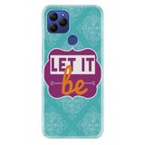 Senada General Mobile Gm 21 İle Uyumlu Kılıf 0.4Mm Lazer Kesim Silikon Kapak Let It Be