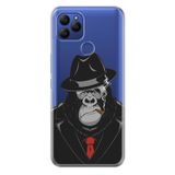 Senada General Mobile Gm 21 İle Uyumlu Kılıf 0.4Mm Lazer Kesim Silikon Kapak Mafya