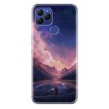 Senada General Mobile Gm 21 İle Uyumlu Kılıf 0.4Mm Lazer Kesim Silikon Kapak Mars Life
