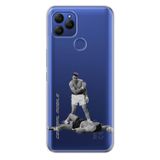 Senada General Mobile Gm 21 İle Uyumlu Kılıf 0.4Mm Lazer Kesim Silikon Kapak Muhammed Ali