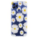Senada General Mobile Gm 21 İle Uyumlu Kılıf 0.4Mm Lazer Kesim Silikon Kapak Papatya,Color1515