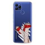 Senada General Mobile Gm 21 İle Uyumlu Kılıf 0.4Mm Lazer Kesim Silikon Kapak Paris Modası,Color1532