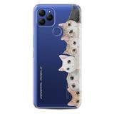 Senada General Mobile Gm 21 İle Uyumlu Kılıf 0.4Mm Lazer Kesim Silikon Kapak Pisi Pisi Kedi