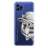 Senada General Mobile Gm 21 İle Uyumlu Kılıf 0.4Mm Lazer Kesim Silikon Kapak Pugman