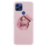 Senada General Mobile Gm 21 İle Uyumlu Kılıf 0.4Mm Lazer Kesim Silikon Kapak Saklı Aşk