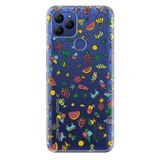 Senada General Mobile Gm 21 İle Uyumlu Kılıf 0.4Mm Lazer Kesim Silikon Kapak Summer Time