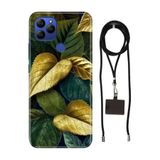 Senada General Mobile Gm 21 İle Uyumlu Kılıf Orman Kokusu Desenli Silikon İpli Boyun Askı Aparatı