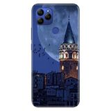 Senada General Mobile GM 21 ile Uyumlu Kılıf Resimli Desenli Silikon Galata Moon