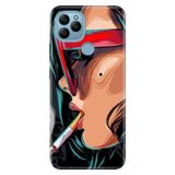 Senada General Mobile Gm 21 İle Uyumlu Kılıf Silikon Desenli Tam Koruma Resimli Cool Girl
