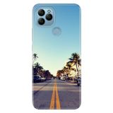 Senada General Mobile Gm 21 İle Uyumlu Kılıf Silikon Desenli Tam Koruma Resimli Miami Sunset