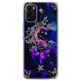 Senada General Mobile Gm 21 Plus İle Uyumlu Kılıf 0.4Mm Lazer Kesim Silikon Kapak Ayyıldız Neon Mandala