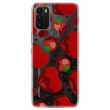 Senada General Mobile Gm 21 Plus İle Uyumlu Kılıf 0.4Mm Lazer Kesim Silikon Kapak Çikolatalı Çilek