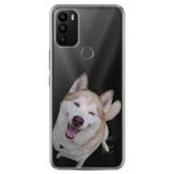 Senada General Mobile Gm 21 Plus İle Uyumlu Kılıf 0.4Mm Lazer Kesim Silikon Kapak Hasky Dost