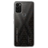 Senada General Mobile Gm 21 Plus İle Uyumlu Kılıf 0.4Mm Lazer Kesim Silikon Kapak Kedi Çizgi