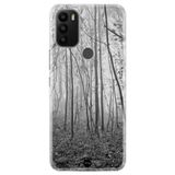 Senada General Mobile Gm 21 Plus İle Uyumlu Kılıf 0.4Mm Lazer Kesim Silikon Kapak Korku Ormanı
