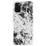 Senada General Mobile Gm 21 Plus İle Uyumlu Kılıf 0.4Mm Lazer Kesim Silikon Kapak Marble Wow