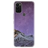 Senada General Mobile Gm 21 Plus İle Uyumlu Kılıf 0.4Mm Lazer Kesim Silikon Kapak Parlak Manzara