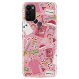 Senada General Mobile Gm 21 Plus İle Uyumlu Kılıf 0.4Mm Lazer Kesim Silikon Kapak Sun Day