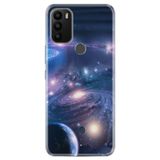 Senada General Mobile Gm 21 Plus İle Uyumlu Kılıf 0.4Mm Lazer Kesim Silikon Kapak Uzay Boşluğu