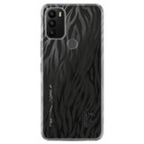 Senada General Mobile Gm 21 Plus İle Uyumlu Kılıf 0.4Mm Lazer Kesim Silikon Kapak Zebra Mod