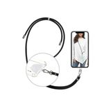Senada General Mobile Gm 21 Plus İle Uyumlu Kılıf Bloom Desenli Silikon İpli Boyun Askı Aparatı