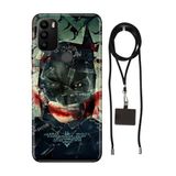 Senada General Mobile Gm 21 Plus İle Uyumlu Kılıf Bruce Wayne Desenli Silikon İpli Boyun Askı Aparatı