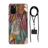 Senada General Mobile Gm 21 Plus İle Uyumlu Kılıf Matte Desenli Silikon İpli Boyun Askı Aparatı