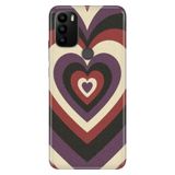 Senada General Mobile GM 21 Plus ile Uyumlu Kılıf Resimli Desenli Silikon Mat Kalpler