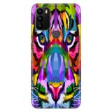 Senada General Mobile GM 21 Plus ile Uyumlu Kılıf Resimli Desenli Silikon Retro Aslan