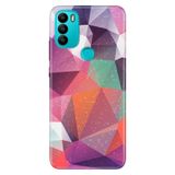 Senada General Mobile Gm 21 Plus İle Uyumlu Kılıf Silikon Desenli Tam Koruma Resimli Abstract