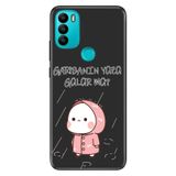 Senada General Mobile Gm 21 Plus İle Uyumlu Kılıf Silikon Desenli Tam Koruma Resimli Garibanın Yüzü Gülür Mü