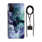 Senada General Mobile Gm 21 Plus İle Uyumlu Kılıf Sonsuzluk Desenli Silikon İpli Boyun Askı Aparatı