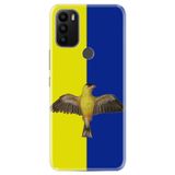 Senada General Mobile Gm 21 Plus İle Uyumlu Kılıf Uyumlu 0.4Mm Lazer Kesim Silikon Kapak Siyah Beyaz Parçalı
