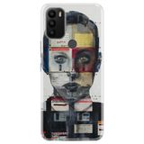 Senada General Mobile Gm 21 Plus Uyumlu İle Uyumlu Kılıf 0.4Mm Lazer Kesim Silikon Kapak Art Collage