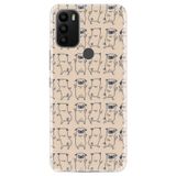 Senada General Mobile Gm 21 Plus Uyumlu İle Uyumlu Kılıf 0.4Mm Lazer Kesim Silikon Kapak Pug