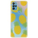 Senada General Mobile Gm 21 Pro İle Uyumlu Kılıf 0.4Mm Lazer Kesim Silikon Kapak Ananas,Color248