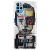 Senada General Mobile Gm 21 Pro İle Uyumlu Kılıf 0.4Mm Lazer Kesim Silikon Kapak Art Collage