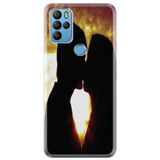 Senada General Mobile Gm 21 Pro İle Uyumlu Kılıf 0.4Mm Lazer Kesim Silikon Kapak Aşk Manzara