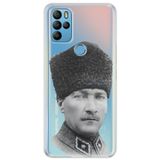 Senada General Mobile Gm 21 Pro İle Uyumlu Kılıf 0.4Mm Lazer Kesim Silikon Kapak Atatürk Paşa