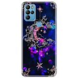 Senada General Mobile Gm 21 Pro İle Uyumlu Kılıf 0.4Mm Lazer Kesim Silikon Kapak Ayyıldız Neon Mandala